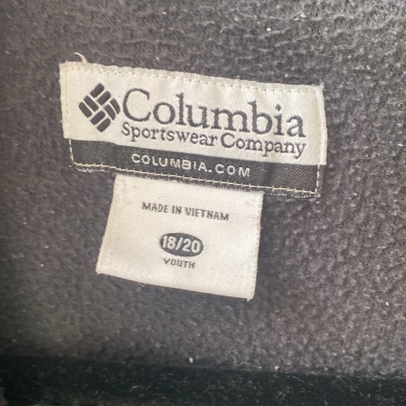 Black Columbia zip up - Picture 3 of 4